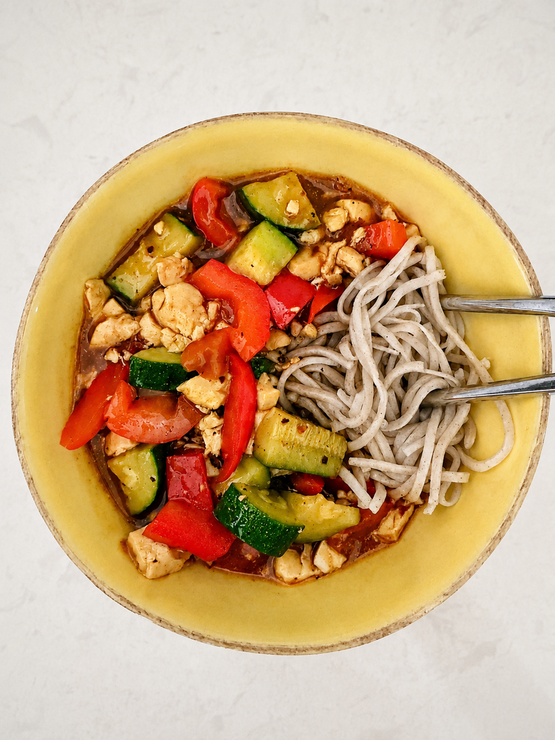 Korean-Style Black Bean Noodles