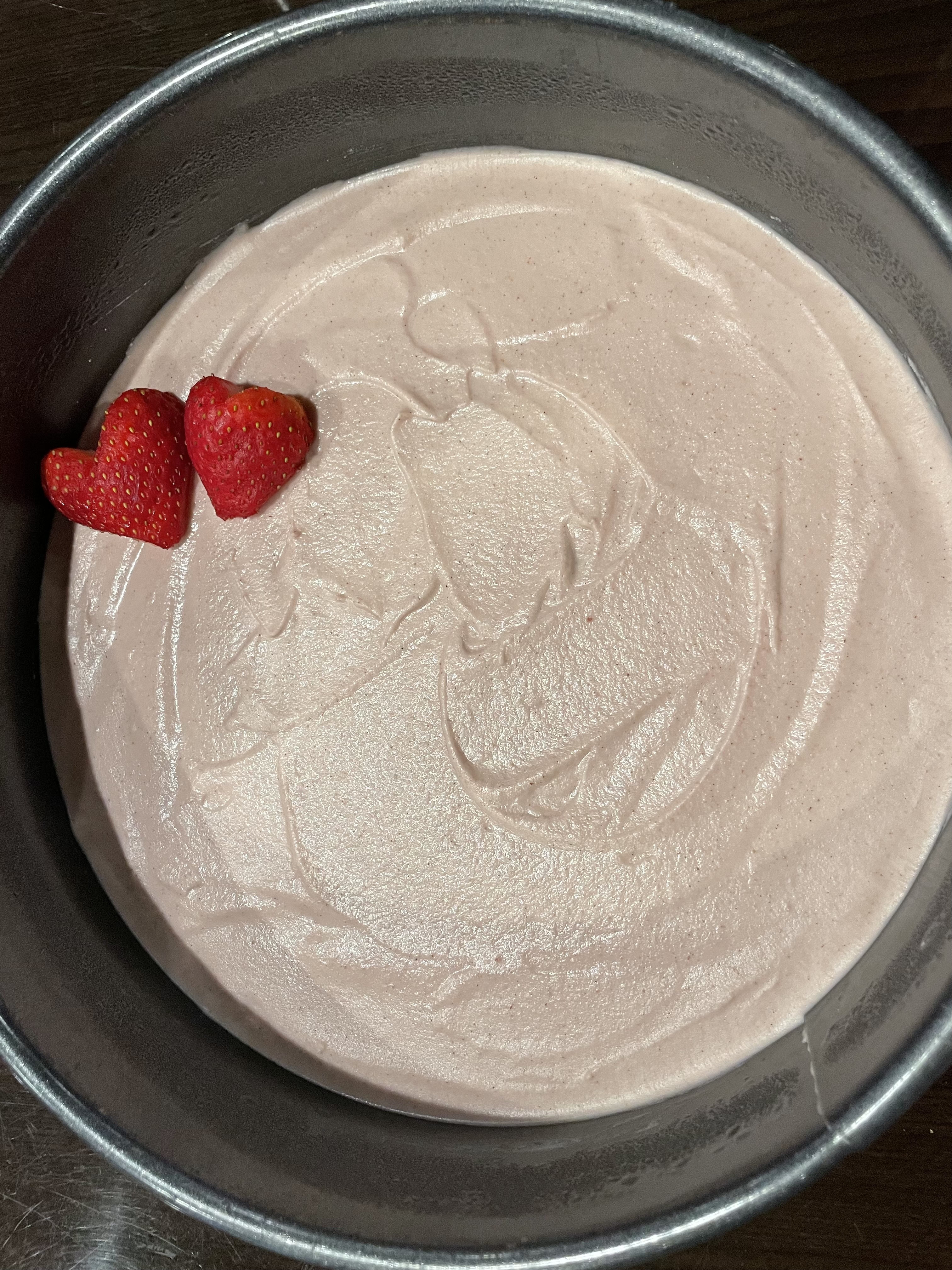 Vegan No-Bake Strawberry Cheesecake